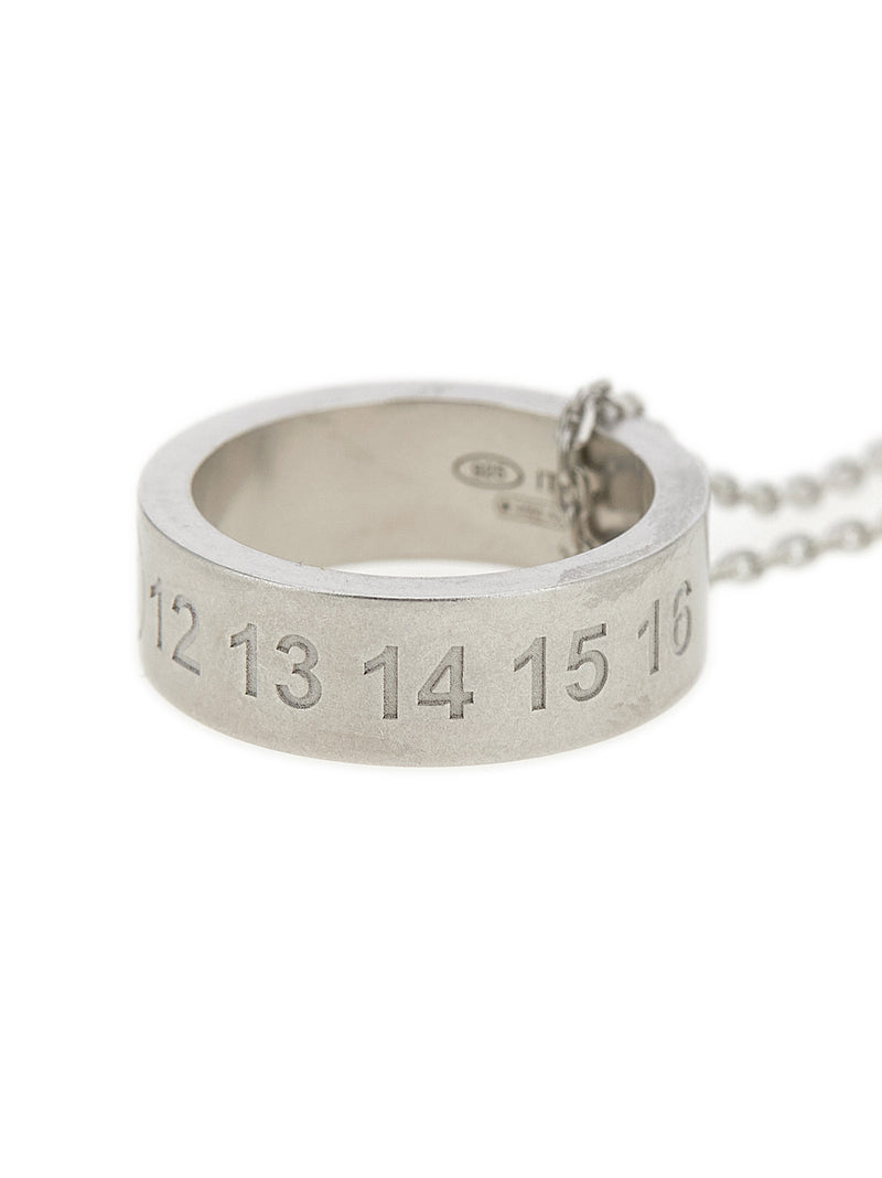 Maison Margiela Silver Necklace - Iconic Engraved Design