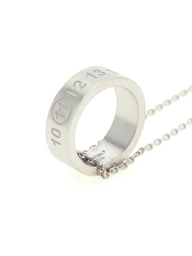 Maison Margiela Silver Necklace - Iconic Engraved Design