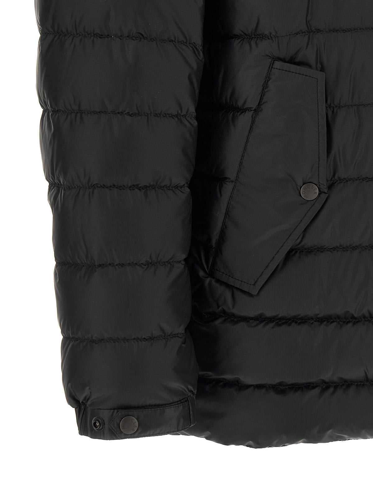 Parka Moncler en polyamide noir