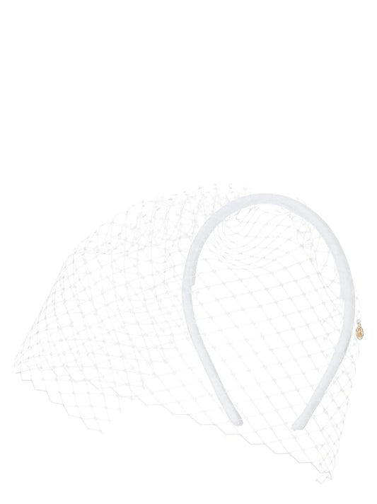Serre-tête Maison Michel en polyamide blanc