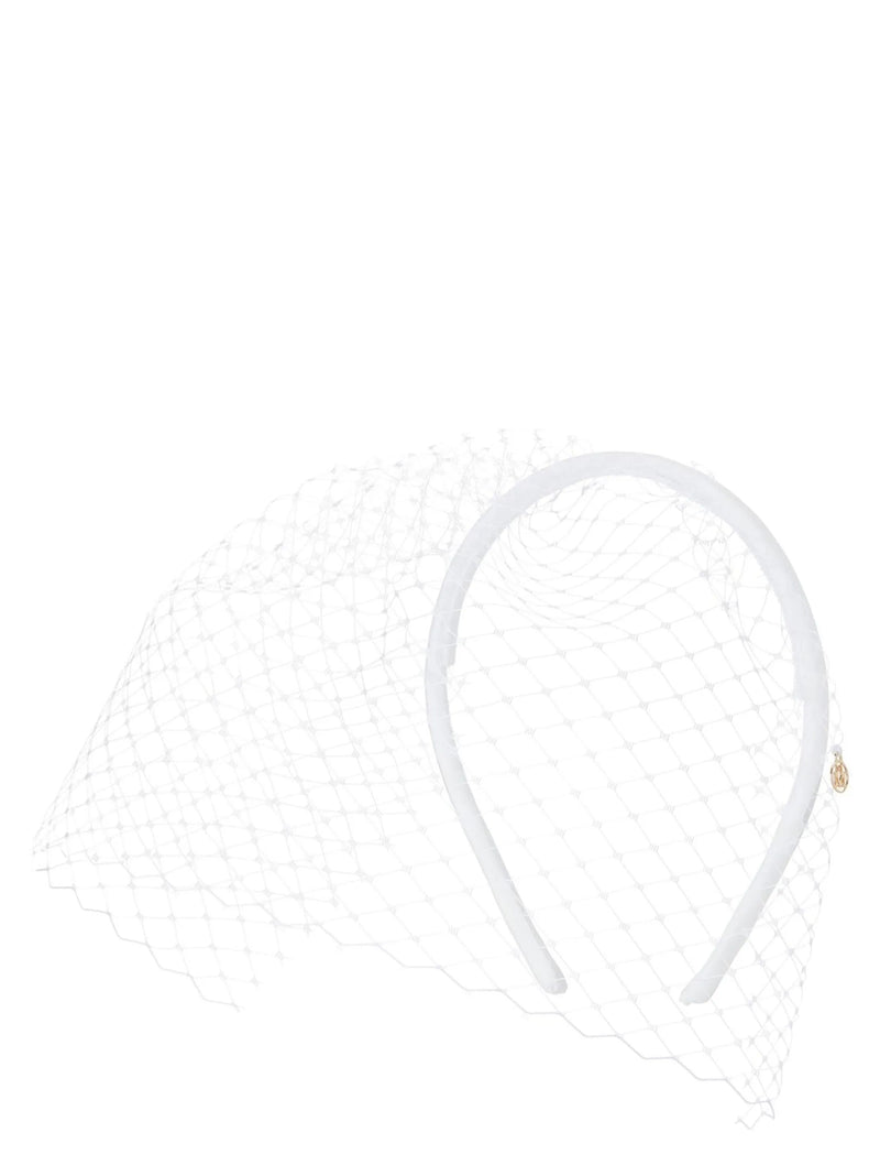 Serre-tête Maison Michel en polyamide blanc