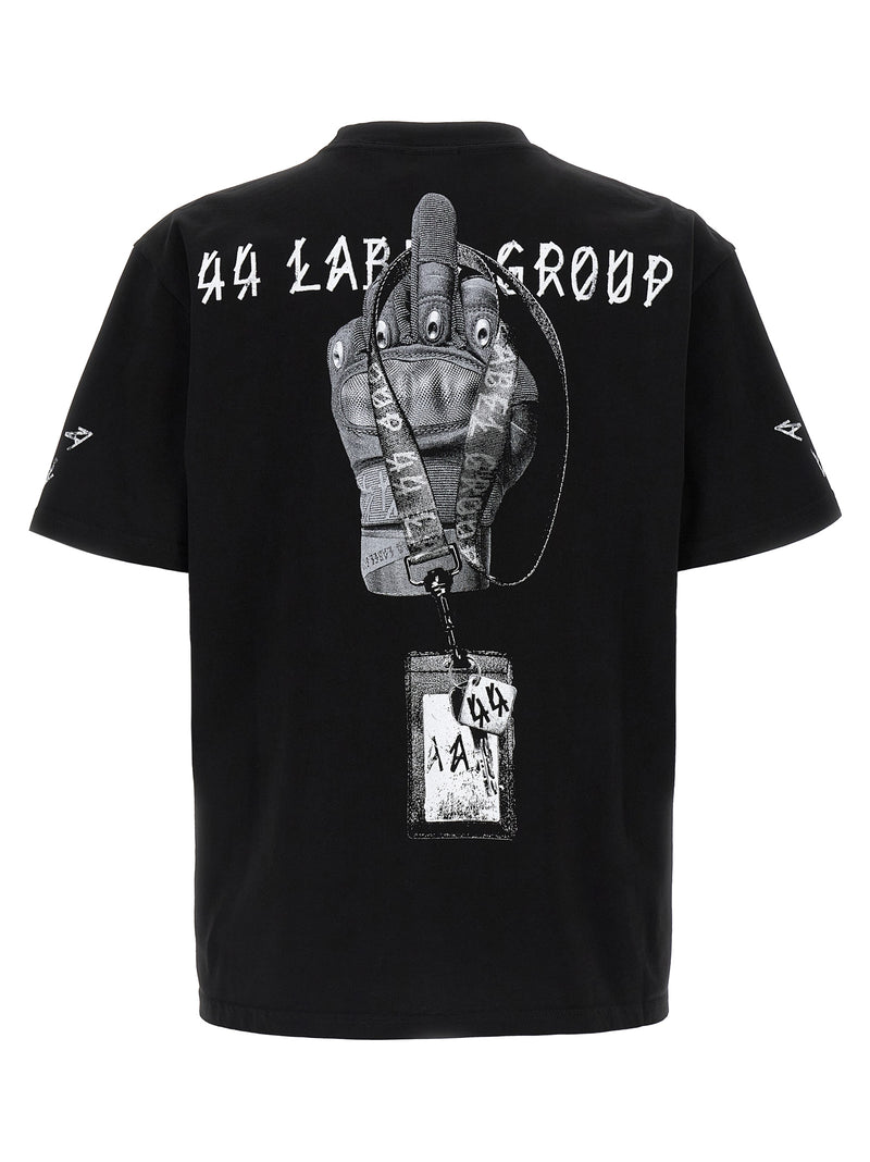 44 Label Group Bicolor Cotton T-Shirt - Stylish and Comfortable