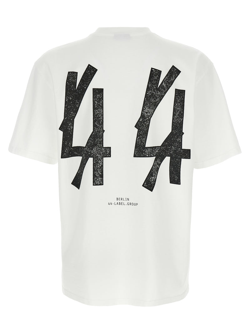 44 Label Group Bicolor Cotton T-Shirt - Blacklisted Design