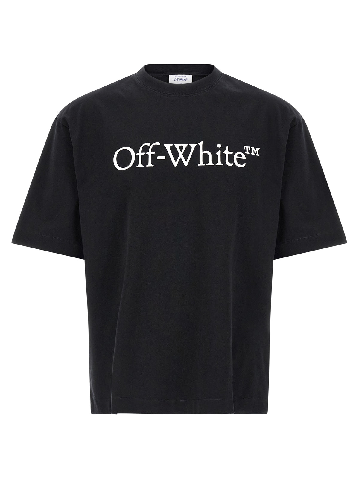 Off-White Bicolor Cotton T-Shirt - Big Bookish Skate