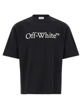 Off-White Bicolor Cotton T-Shirt - Big Bookish Skate