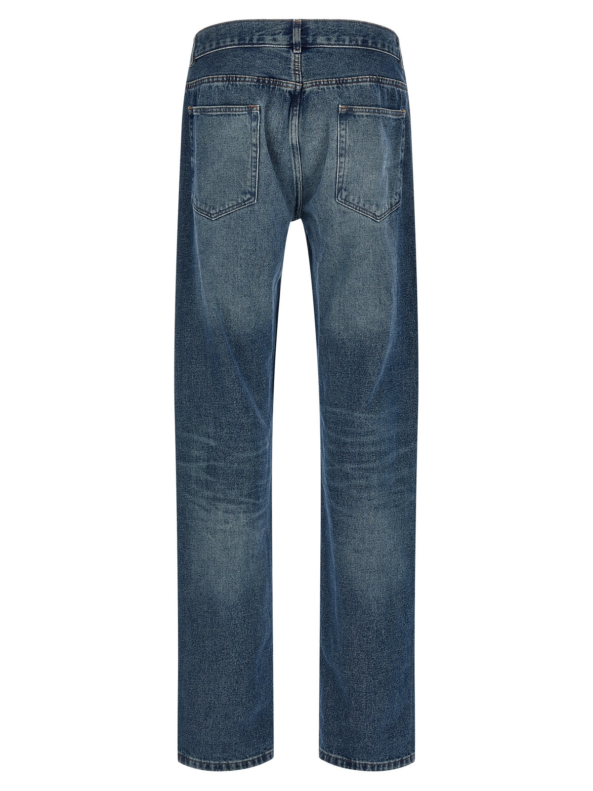 A.P.C. Blue Cotton Straight-Leg Jeans - Rescue Model