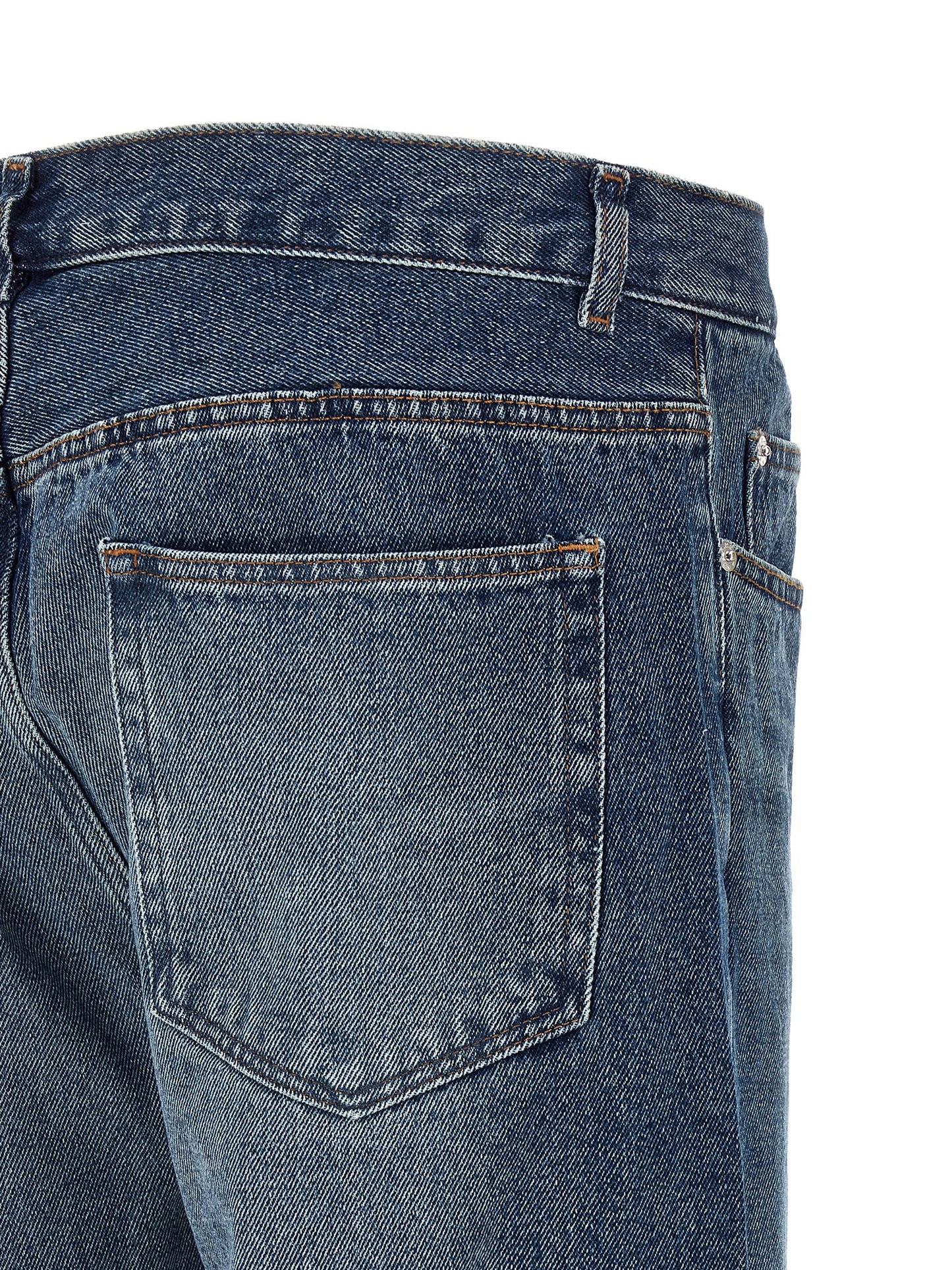 A.P.C. Blue Cotton Straight-Leg Jeans