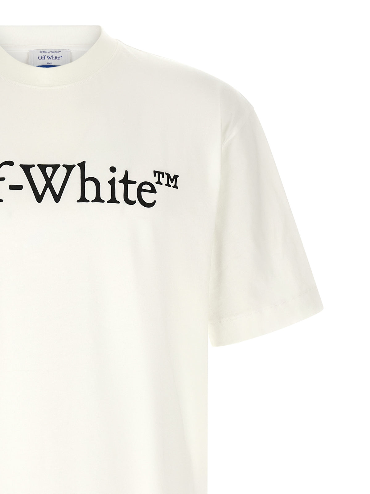 T-shirt bicolore en coton Off-White