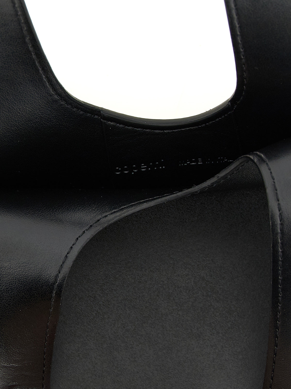 Sac à main Coperni en cuir de vachette noir