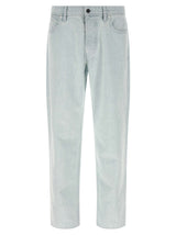 Jean droit en coton bleu Stone Island