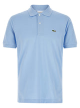Lacoste Blue Cotton Polo Shirt