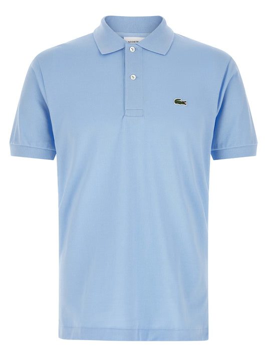 Lacoste Blue Cotton Polo Shirt