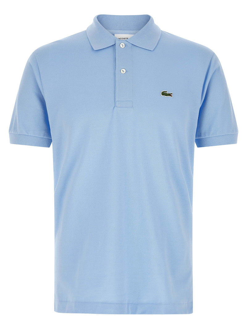 Lacoste Blue Cotton Polo Shirt