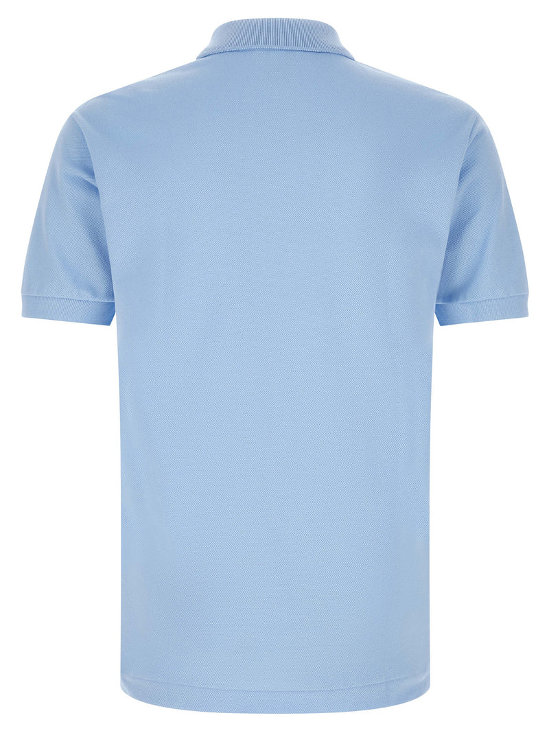 Lacoste Blue Cotton Polo Shirt