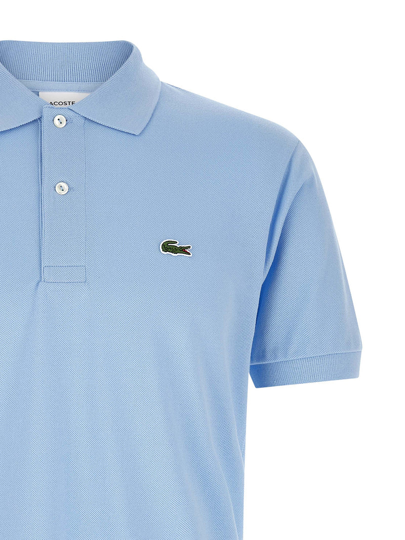 Lacoste Blue Cotton Polo Shirt