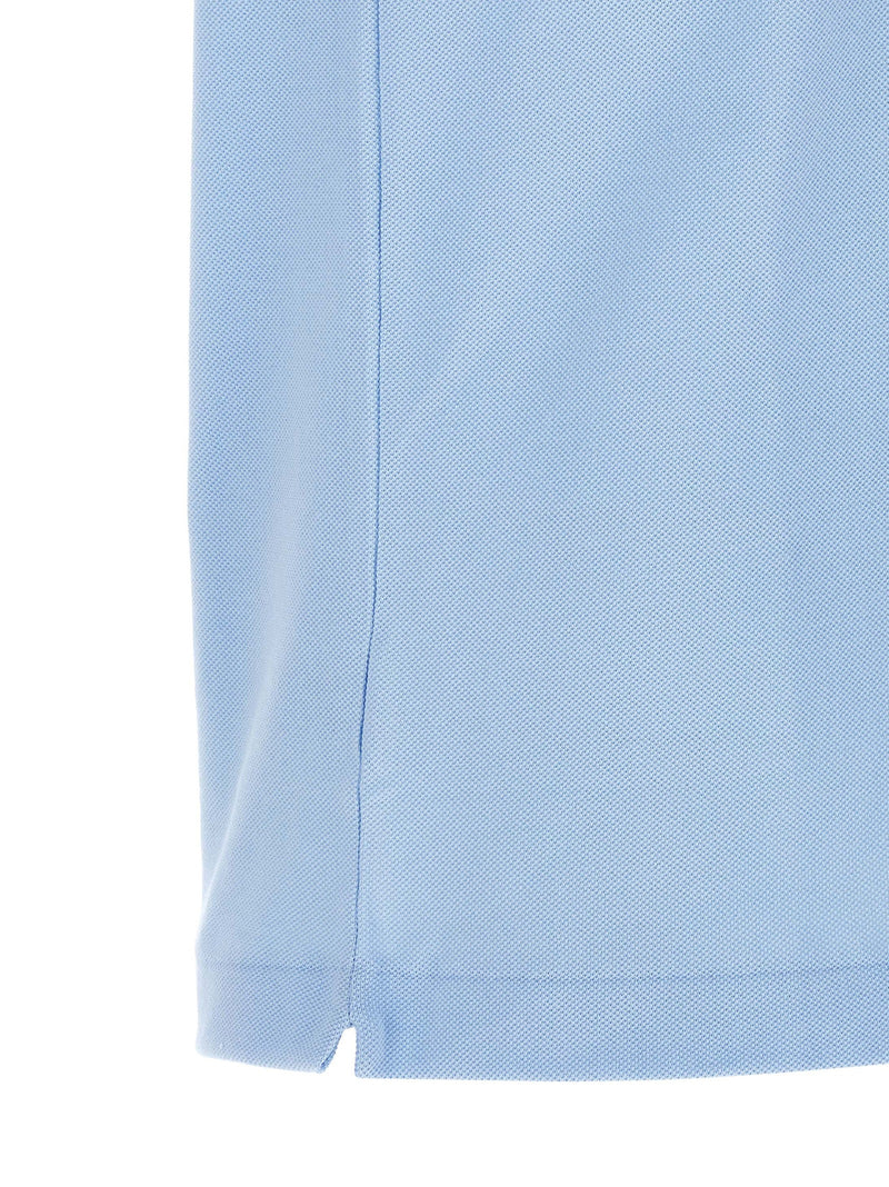Lacoste Blue Cotton Polo Shirt