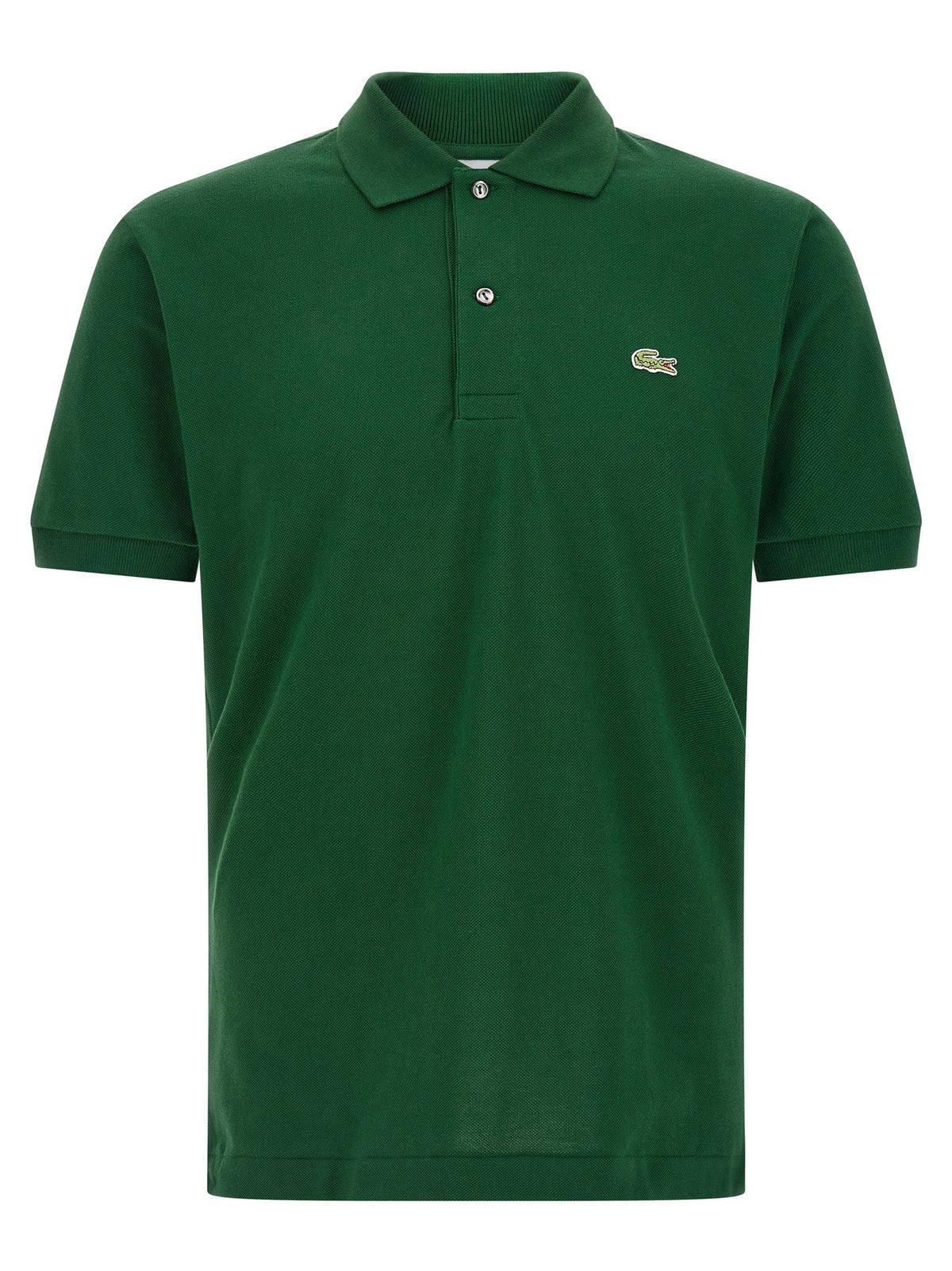 Lacoste Bicolor Cotton Polo Shirt - Green