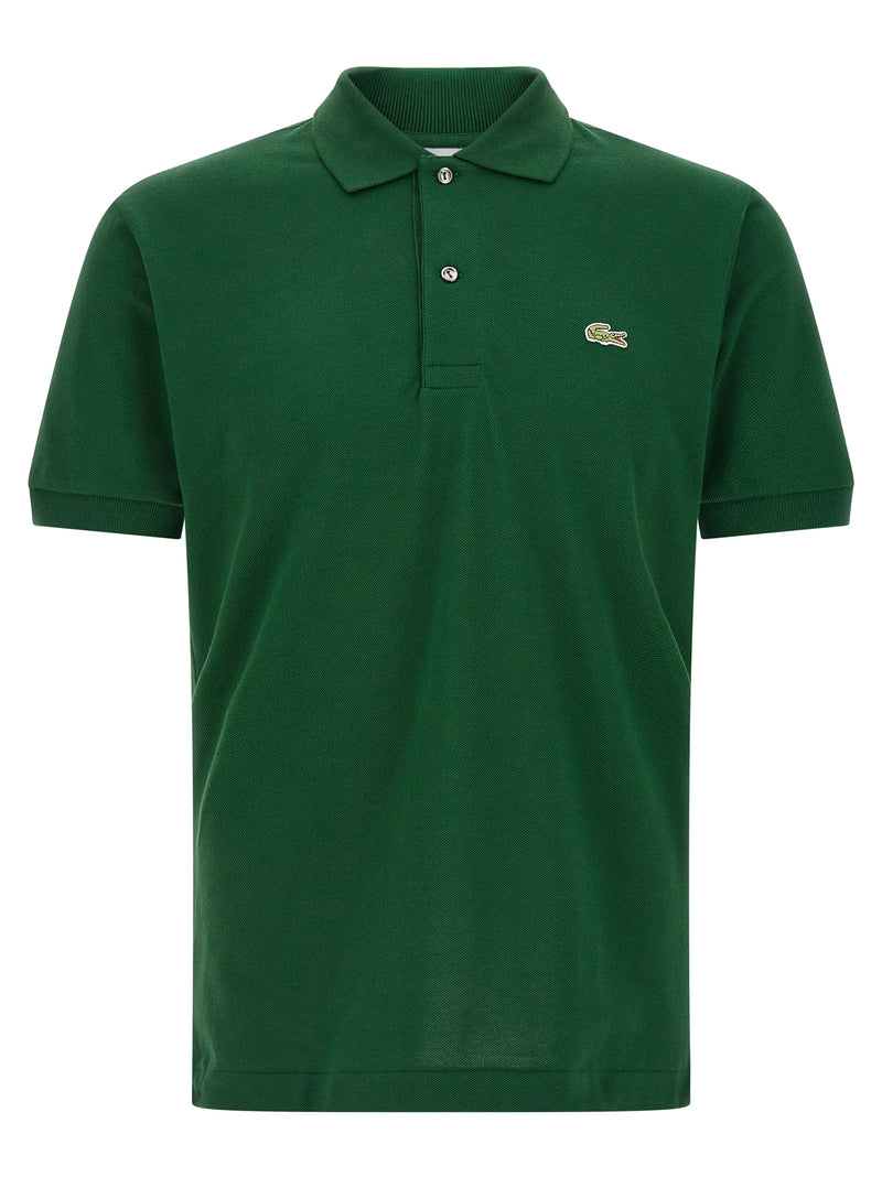 Lacoste Bicolor Cotton Polo Shirt - Green