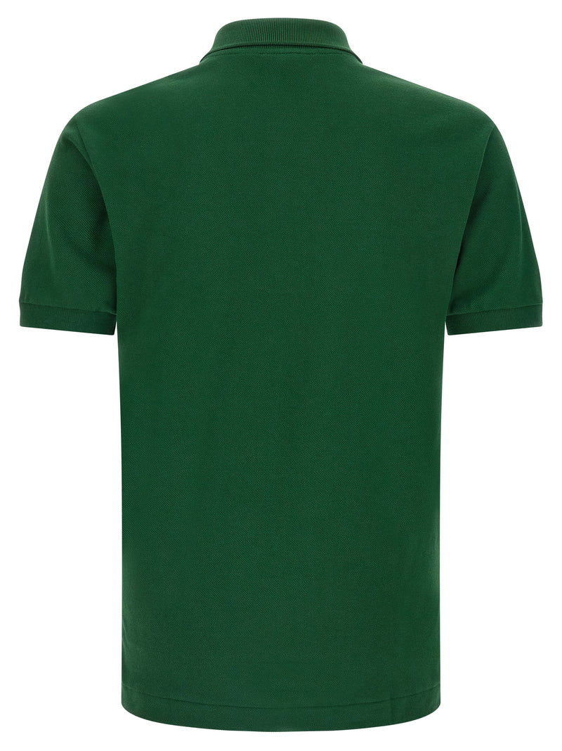 Lacoste Bicolor Cotton Polo Shirt - Green
