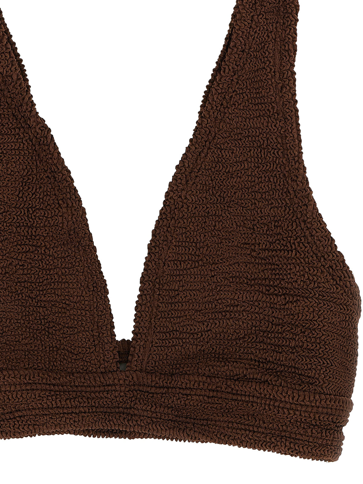 Maillot de bain en polyamide marron Hunza G