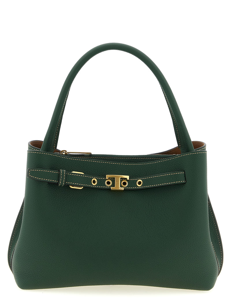 Tod's Bicolor Calfskin Handbag - Tim Mini