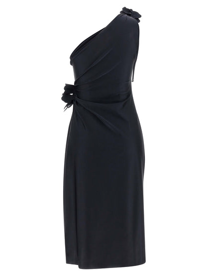 Coperni Black Polyamide Midi Dress