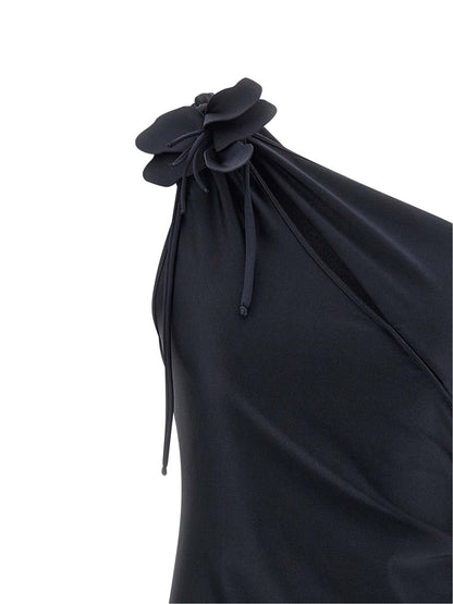 Coperni Black Polyamide Midi Dress