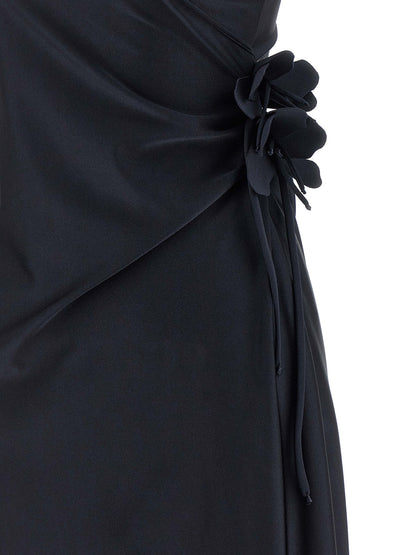 Coperni Black Polyamide Midi Dress