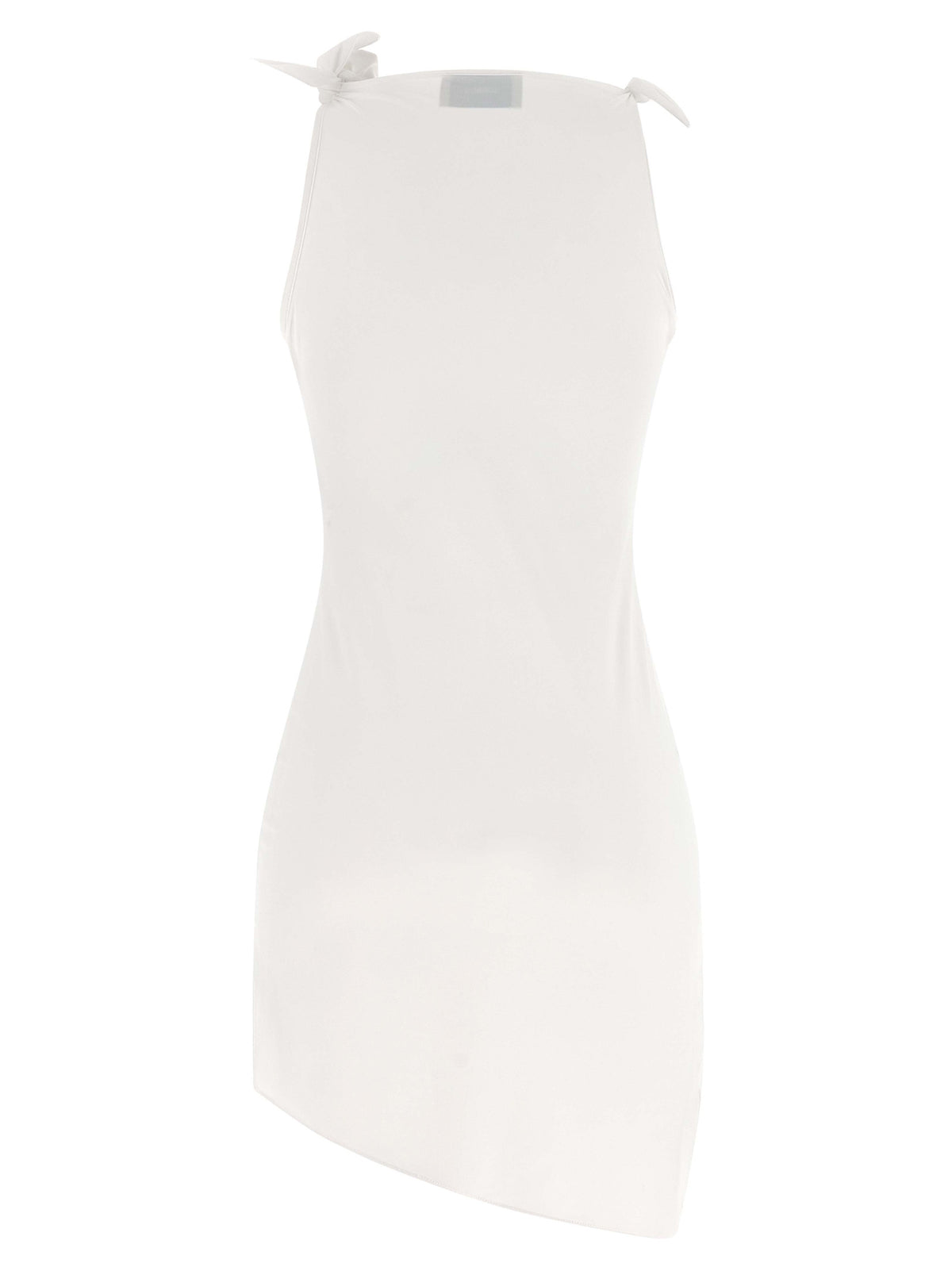 Robe Courte Coperni en Polyamide Blanc