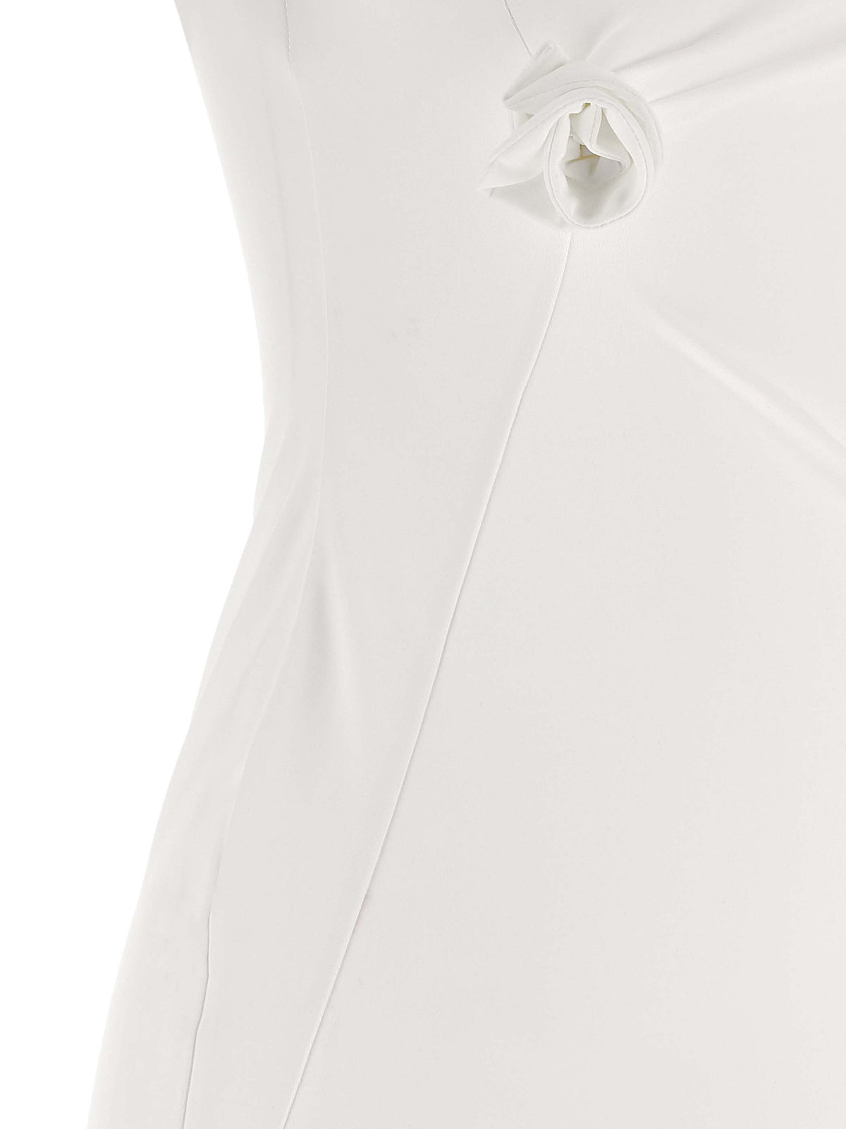 Robe Courte Coperni en Polyamide Blanc