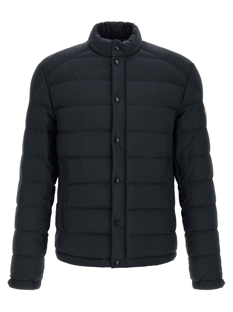 Moncler Blue Polyamide Full-Length Jacket