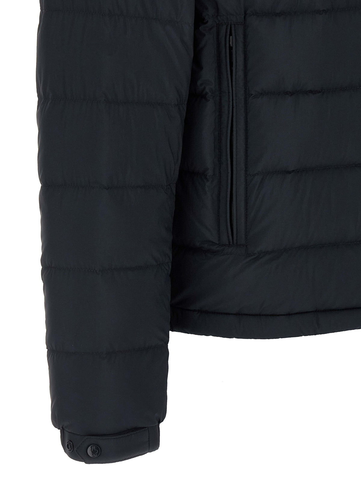 Doudoune longue Moncler en polyamide bleu