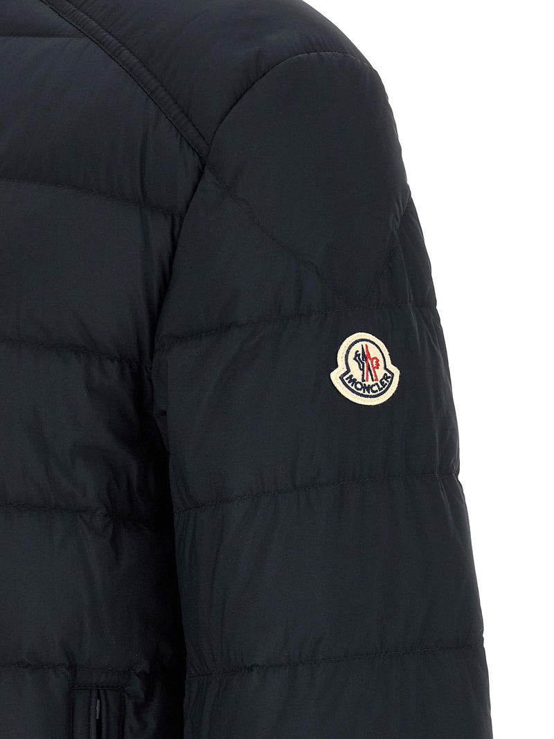 Moncler Blue Polyamide Full-Length Jacket