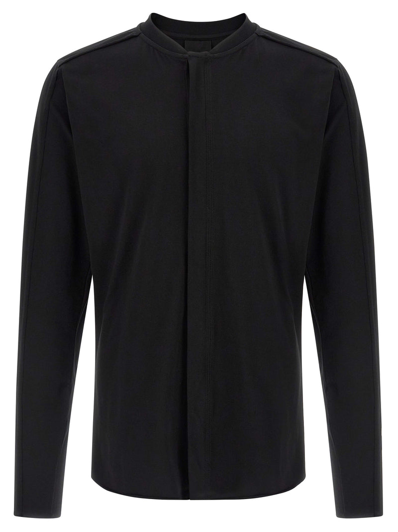 Thom Krom ‘911’ Black Stretch Cotton Jersey Shirt