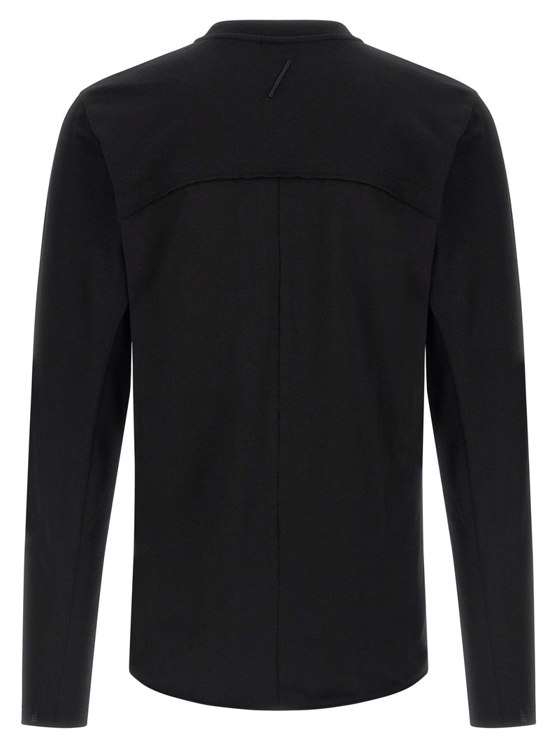 Thom Krom ‘911’ Black Stretch Cotton Jersey Shirt
