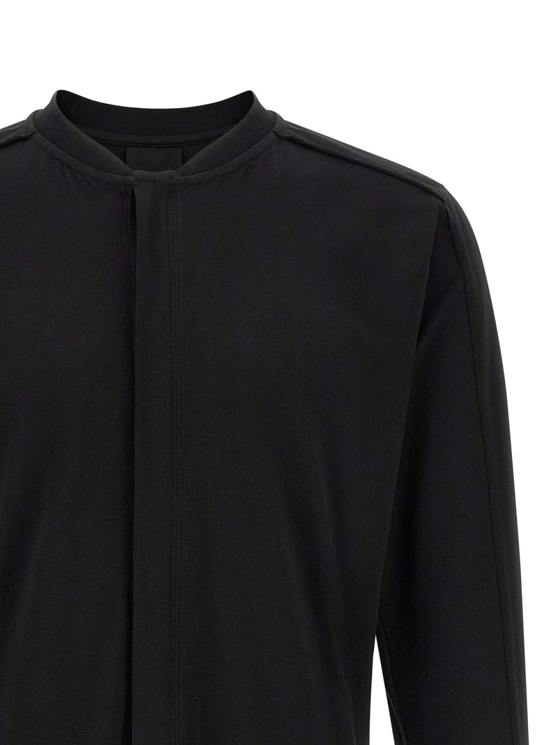 Thom Krom ‘911’ Black Stretch Cotton Jersey Shirt