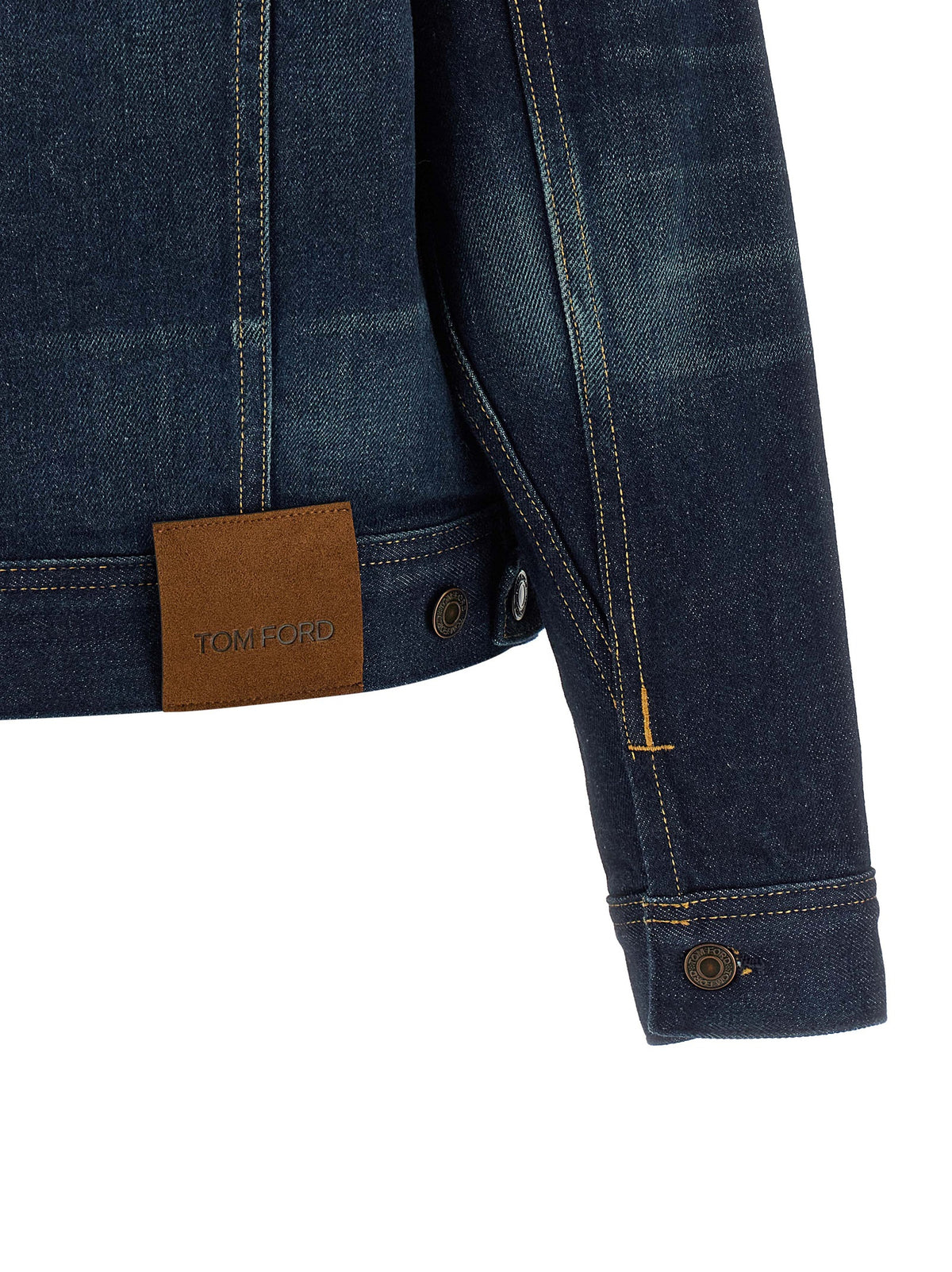 Tom Ford Blue Cotton Denim Jacket for Women