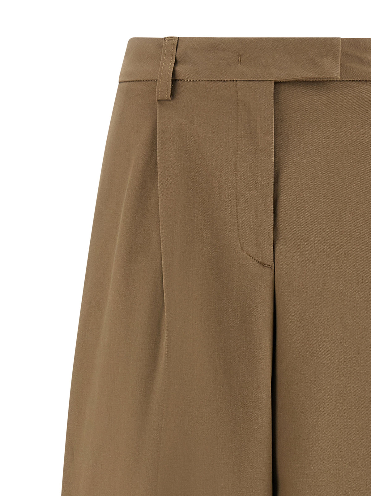 Pantalon décontracté en coton marron NOUVEAUTÉ