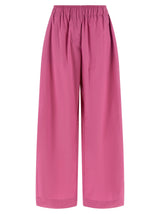 THELATEST Dora Fuchsia Cotton Casual Pants for Women