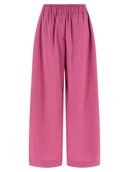 THELATEST Fuchsia Cotton Casual Pants