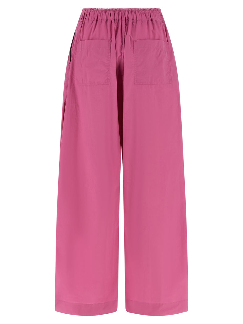 THELATEST Dora Fuchsia Cotton Casual Pants for Women