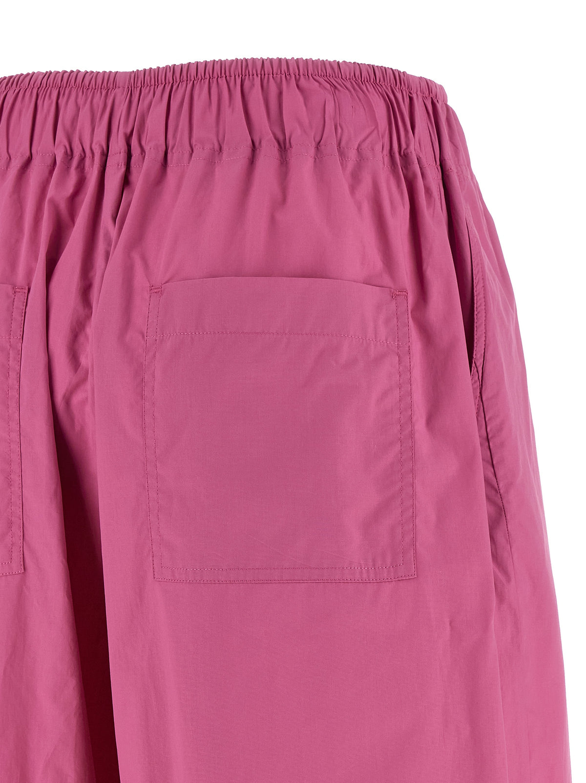 THELATEST Dora Fuchsia Cotton Casual Pants for Women