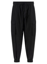 Thom Krom Black Organic Cotton Cargo Pants