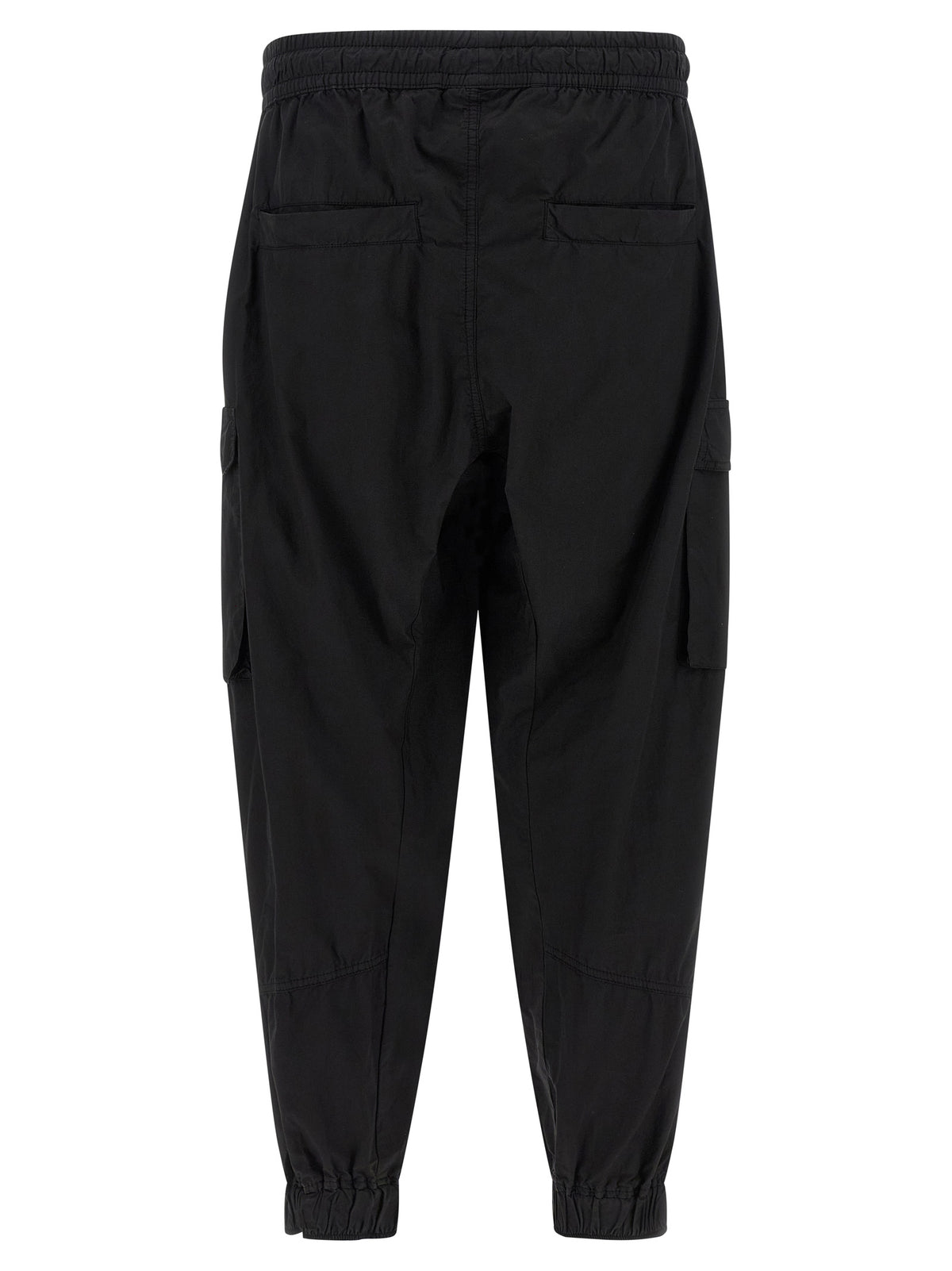 Thom Krom Black Organic Cotton Cargo Pants