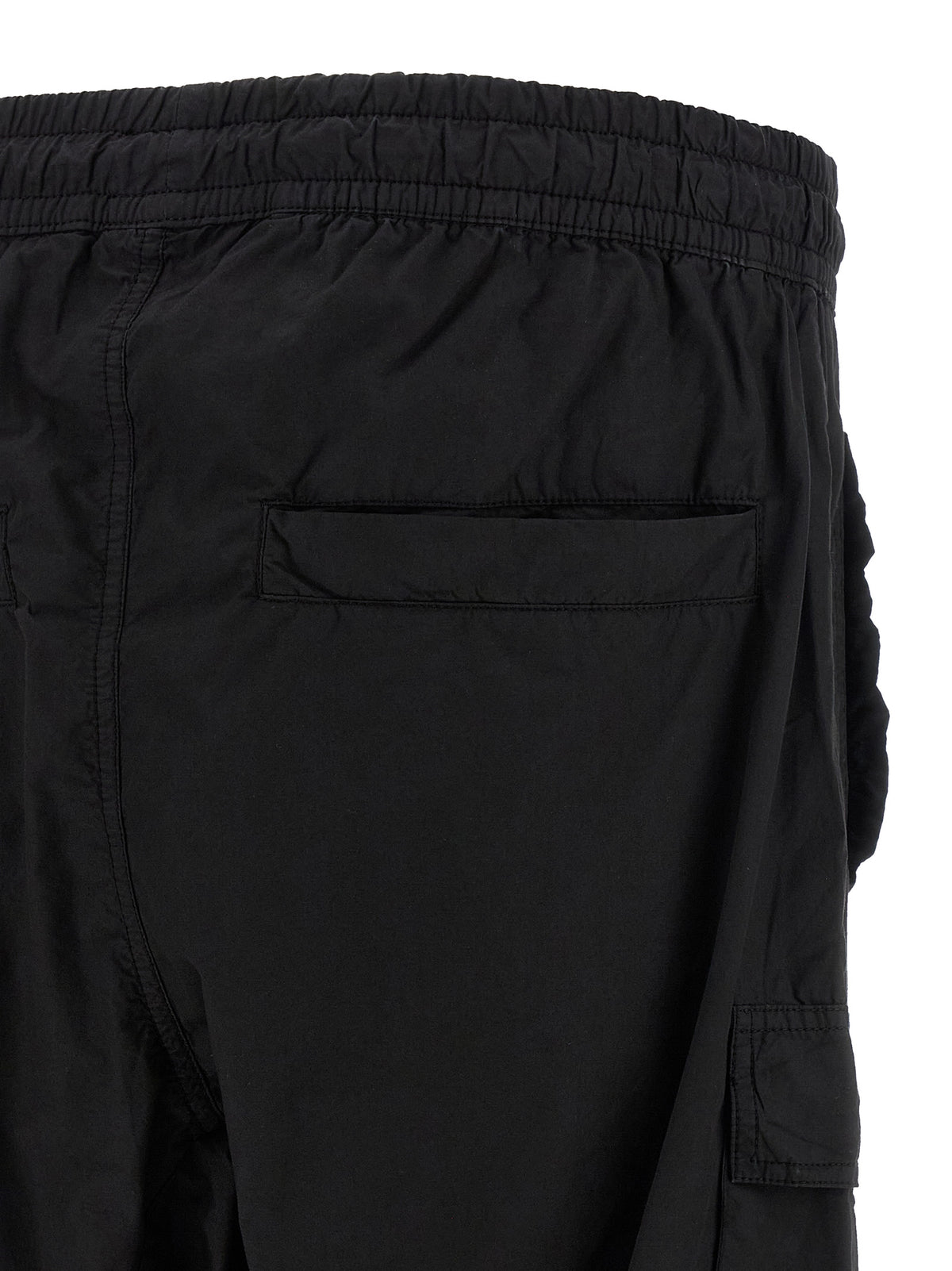 Thom Krom Black Organic Cotton Cargo Pants
