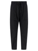 Thom Krom Black Cotton Athletic Pants for Men