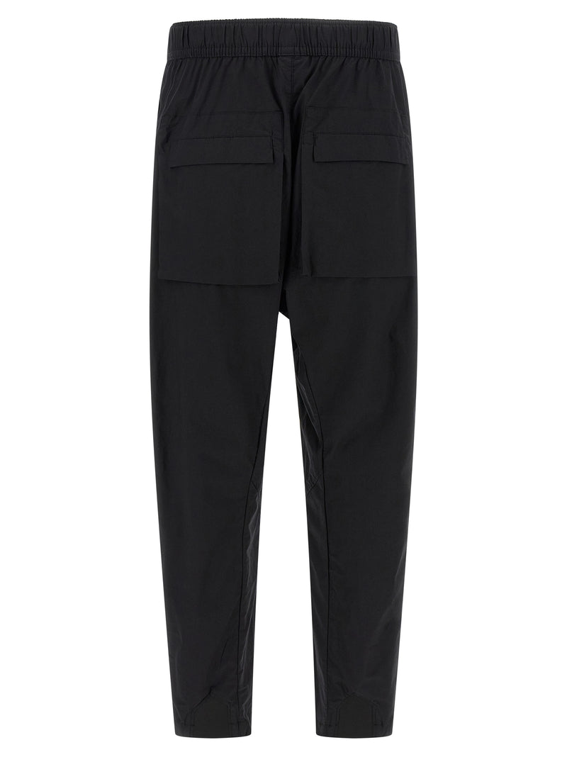 Thom Krom Black Cotton Athletic Pants for Modern Style