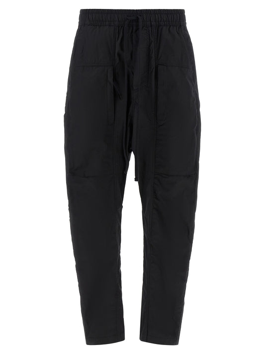 Thom Krom Black Cotton Casual Pants for Men