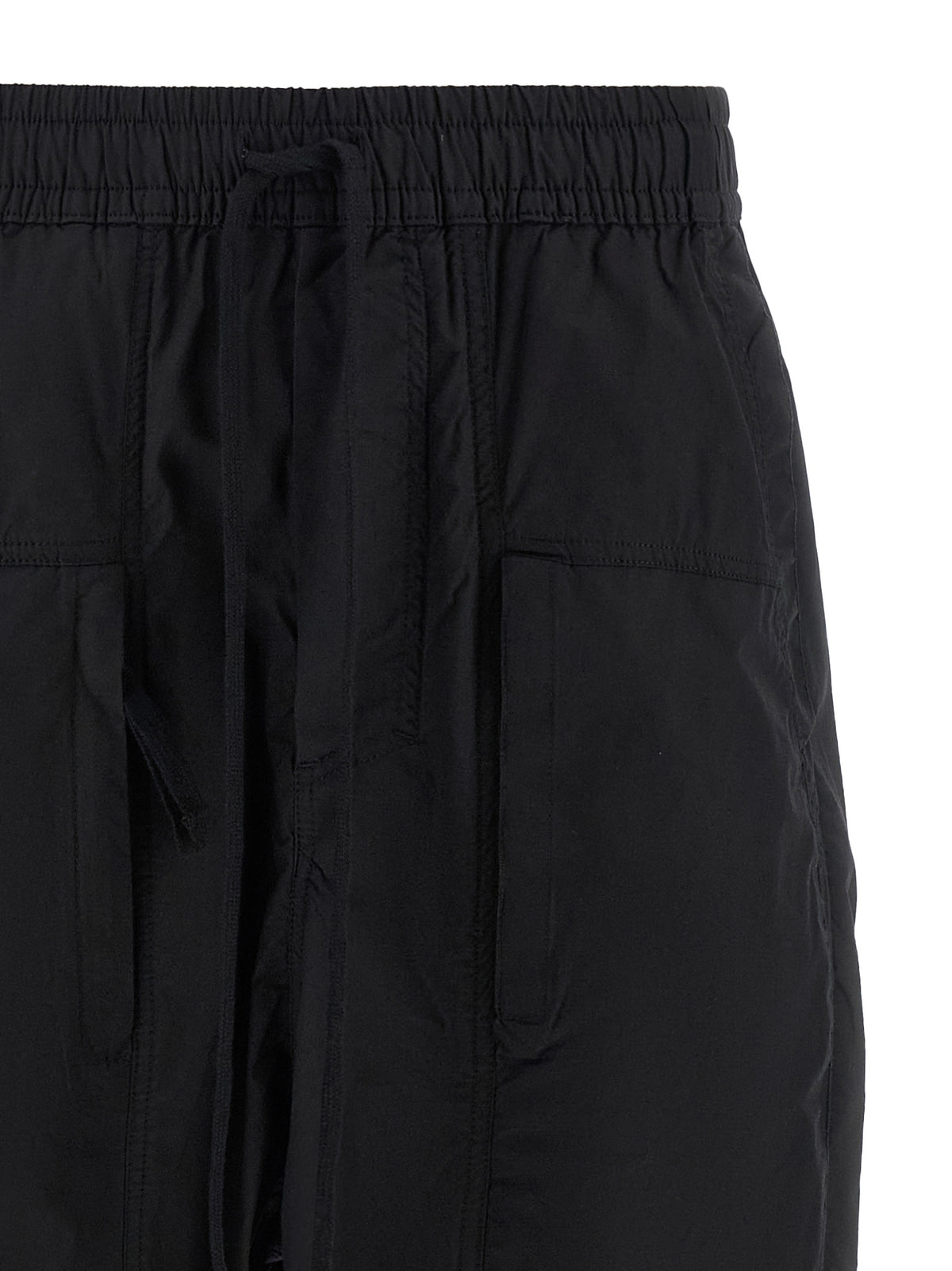 Thom Krom Black Cotton Casual Pants for Men