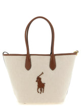 Sac cabas en coton marron Polo Ralph Lauren